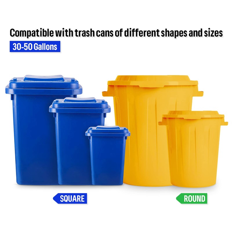 PAHTTO Trash Can Lock 2 Pack, Lid Lock for 30-54