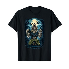 Werewolf Ripping Alpha Wolf Meme T-Shirt