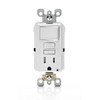 Leviton GFSW1-W 15-Amp Self-Test Smartlockpro Slim GFCI Combination Switch Tamper-Resistant