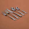 Gourmet Settings 20-Piece Silverware Soprano Collection Polished Stainless Steel Flatware