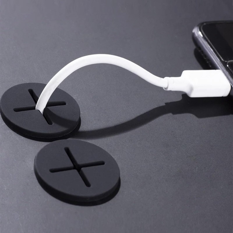 Desk Cable Grommet, Cable Guide Desk, Cable Pass with 1