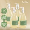 Amini All-in-One Natural Shampoo 500g x 4 (95.4% natural origin)