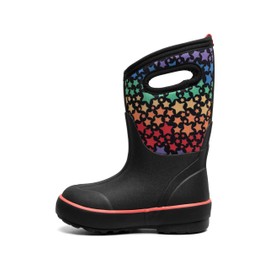 BOGS Classic Ii-Rainbow Stars (Toddler/Little Big Kid) Rain Boot, Black Multi, 13 US Unisex