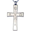 Chi-Rho Pectoral Cross Silver