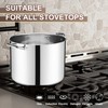 20 Qt Large Stock Pot, E-far Stainless Steel Stockpot with