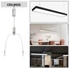 10 Set / 20 pcs Lighting Light Suspension Kit, 5ft