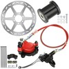 YOXUFA Mini Bike Hydraulic Brake Kit with 180mm Mini Bike
