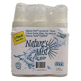 Bio-Logic Aqua Natures Mist Eye & Face Mist (3) Two-Ounce Pump Btls From Nature's Tears - USA