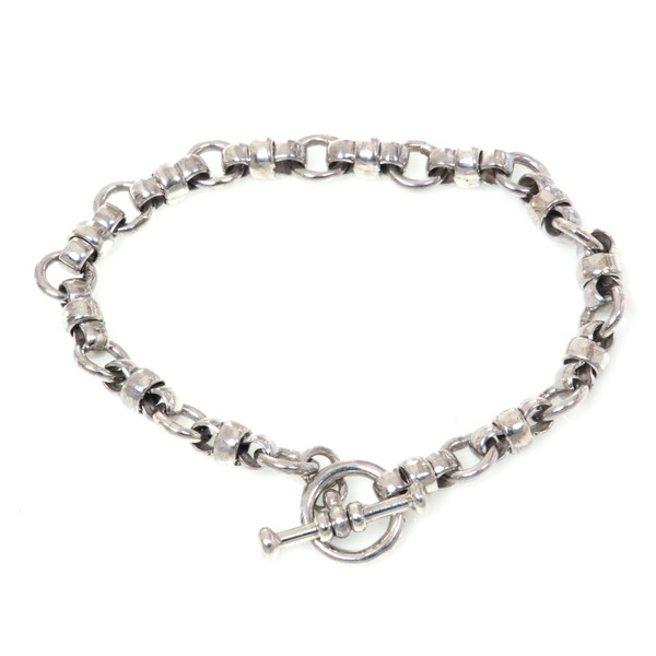 NOVICA Artisan Handmade Men's Sterling Silver Bracelet Link No Stone