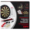 ESPN Dart Board Includes 6 Steel Tip Darts, Bristle Dartboard