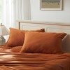 Household 100% Jersey Cotton Queen Size Pillowcase 20”x30”-Light Weight, Comfortable,