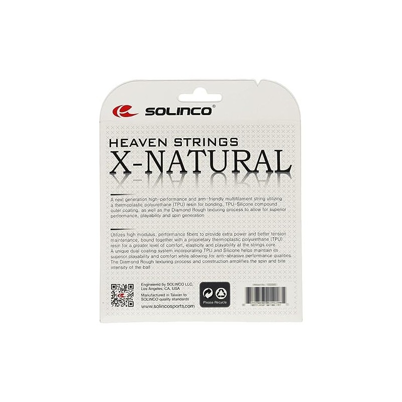 Solinco X-Off-Whiteal 12,2M Black String Set - 1,3 mm