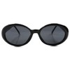 Classic Vintage Retro 80s Fashion Stylish Round Oval Sunglasses