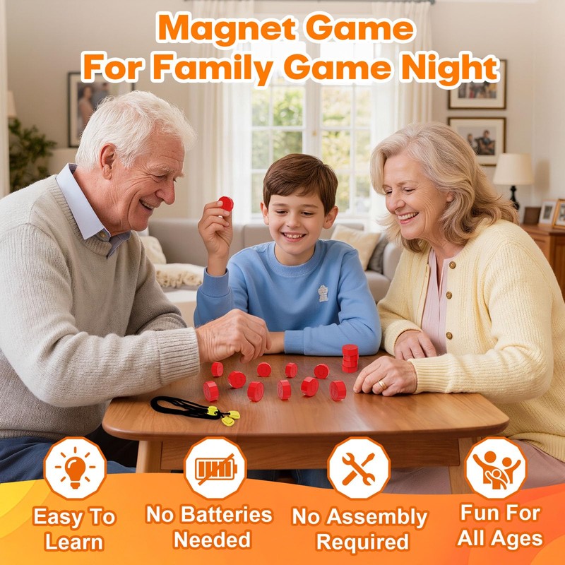 Magnet Game, Magnetic Game Chess Board Games for Kids 8-12,