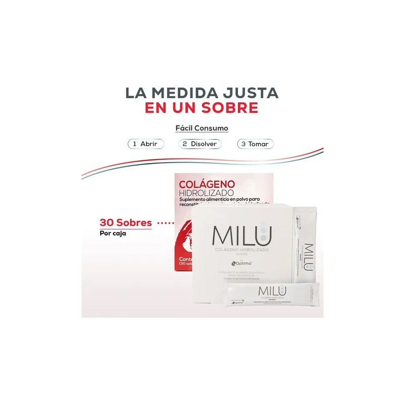 Kit Colágeno Hidrolizado Optimo + Milu Marino