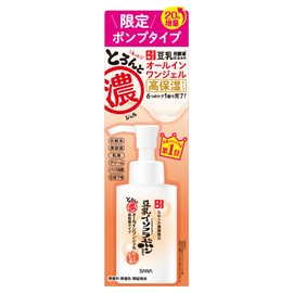 Nameraka Hompo Toronto No Gel (Thick Concentrated Gel) Enrichment, Pump Type, All-in-one, Moisturizing, 4.6 oz (120 g) x 1