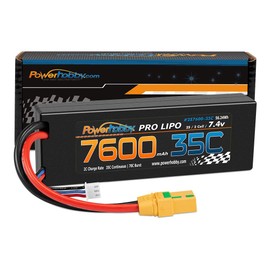 Powerhobby 2s 7.4v 7600mah 35c Lipo Battery w XT90 Plug 2-Cell Fits : Arrma Kraton Nero Tyhpon Senton Tailon Outcast FAZON