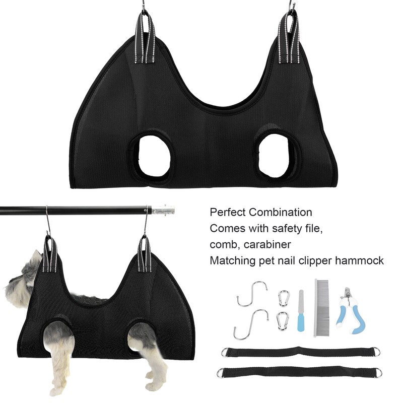 Dog Grooming Hammock Set Breathable Safe Restraint Bag Pet Grooming