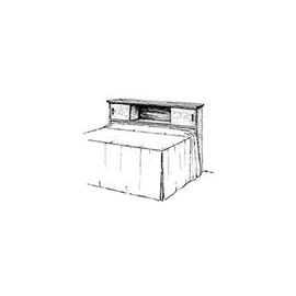 Woodworking Project Paper Plan to Build Storage Headboard