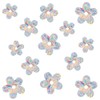 39pcs Rainbow Flower Window Decals to Prevent Bird Strikes, Anti-Collision