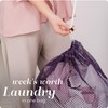 Handy Laundry Mesh Laundry Bag - Secure Drawstring Closure, Machine