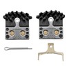 Shimano J04C Metal Disc Brake Pads, Spring and Fin