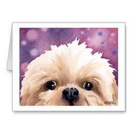 DJ Rogers Fine Art Shih Tzu - Set of 10 Note Cards With Envelopes