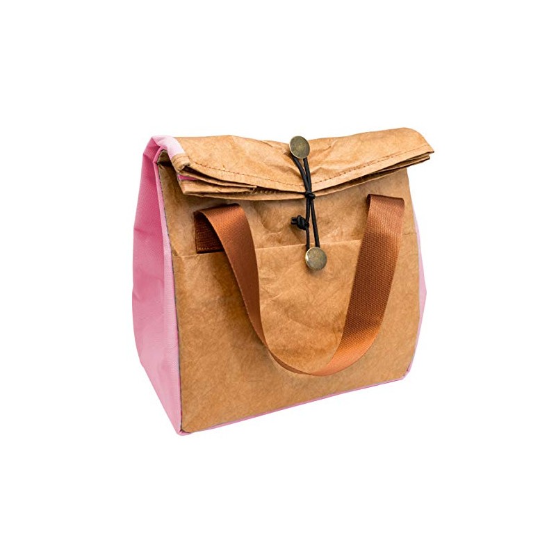NERTHUS Thermal Bag with Tyvek Design with Kraft and Detail