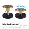 HERKINDNESS Adjustable Feet 27-40mm, 4 Pieces Adjustable Levelling Feet, Table