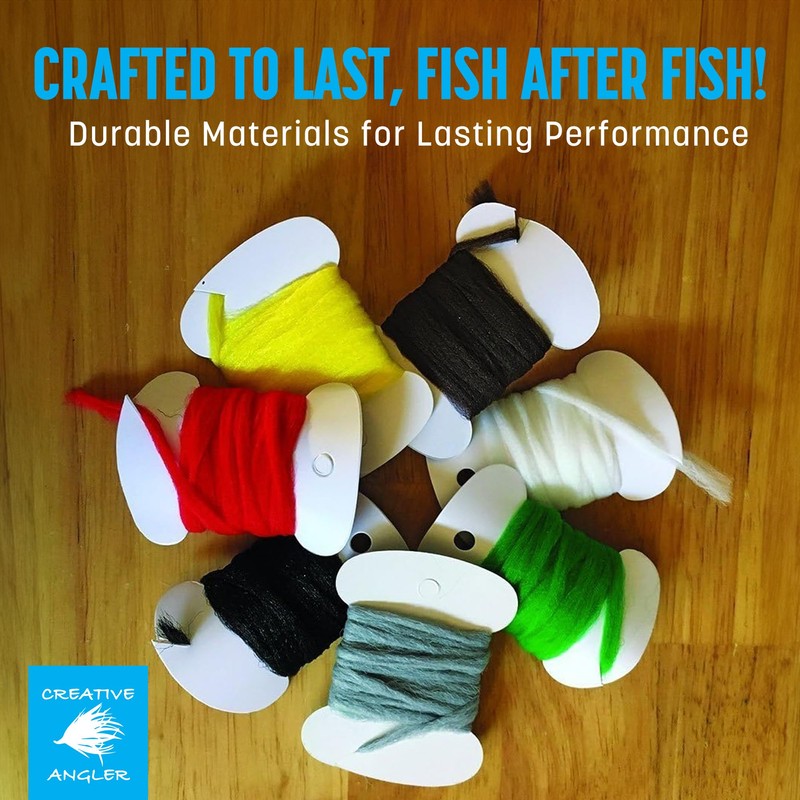 CREATIVE ANGLER Float Poly Yarn - Professional Synthetic Fly Tying