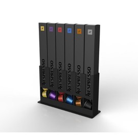 5049031 Tavola Swiss Cap Store Box Suitable for 60 Nespresso Capsules Plastic Black