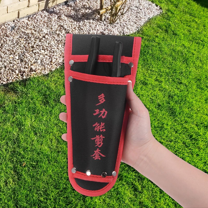 M METERXITY 2-Pack Garden Pruner Sheath, Non-Slip Canvas Pruning Shears