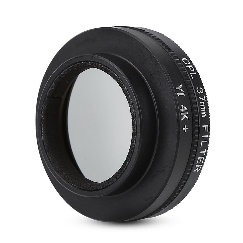 37mm Circular Polarizer Lens Filter with Adapter Ring Protective Cap