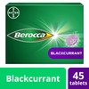 Berocca Vitamin C Effervescent Blackcurrant Flavour Tablets, Pack of 45