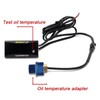 Motorcycle Oil Temperature Gauge Digital Oil Temperature Meter Electronic Oil