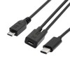 NFHK Micro USB Female to USB-C Type C USB 3.1