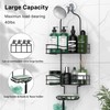DAOYA Bathroom Shower Caddy Hanging - 3-Tier Organizer with Soap