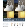 7" Outdoor Light Fixture with Motion Sensor, Dusk to Dawn