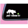 Just Throw It Border Collie TP 526 vinyl 6" Decal