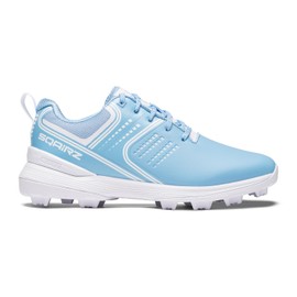 SQAIRZ GFP Baseball Molded Cleat, Men's Baseball Cleats Youth Boys, Mens Softball Cleats, Carolina Blue, M14/W15.5