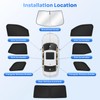 Canvcle Sunshades for 2025 2026 Toyota 4Runner Accessories Windshield Sun