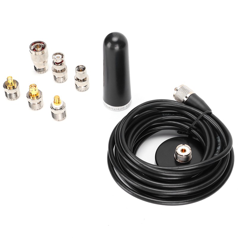Mini Car Antenna Dual Frequency Antenna Accessories with 5m Feeder