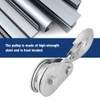 1Pcs High Strength Steel Hook Snatch Block Single Wheel Lifting