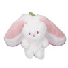 Reversible Bunny Plush Toy Throw Pillow Children Cute Cartoon Animal