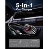 Retractable Car Charger USB C Fast Charging 120W, Car Accessories