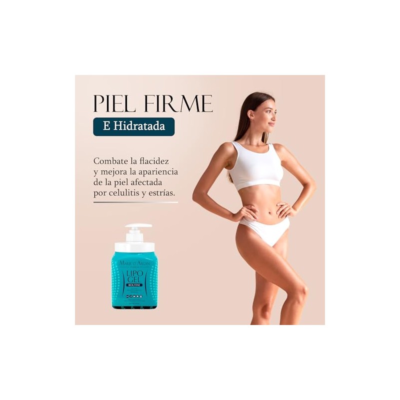 Gel Corporal Reductor Lipo Rutina 454 ml Para Tonificar, Reducir