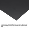 sourcing map Black ABS Plastic Sheet 10 x 6 x