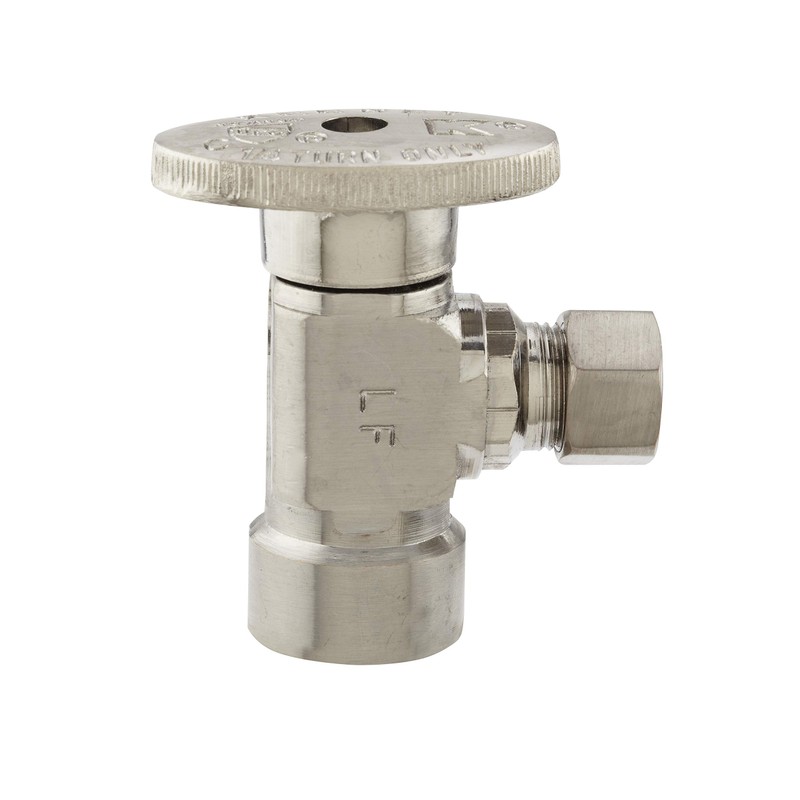 Plumb Pak Lead-Free Quarter Turn Angle Valve with 5/8" and