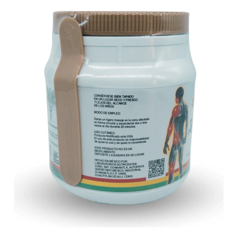 Pomada Corporal Dragon, Gel Con Efecto Analgésico 1.4kg Dorado