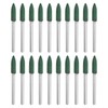 sourcing map 20pcs Rubber Polishing Bits, Rotary Buffing Bits with